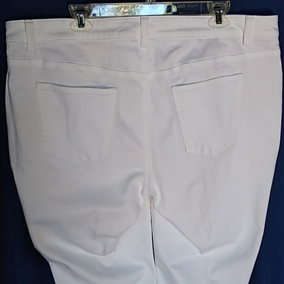 TALBOTS Heritage Straight 18 WP White Jeans - Picture 8 of 8